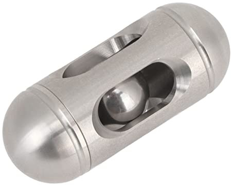 Wakects EDC Fidget Slider Toy,Portable Metall Magnetisches Finger Bead Push Slider mit Ausgehöhlte Kapselform für ADHS Autismus Angst Stressabbau