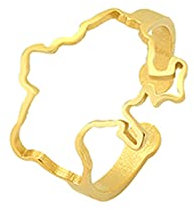 Ukraine-Umrisskarte-Ring Für Frauen, Verstellbarer Ring – Karten Der Ukraine, Charme, Ethnischer Öffnungsfinger, Klassischer Schmuck, Fingerring Für Unisex, Damen, Geburtstagsfeier, Gesc