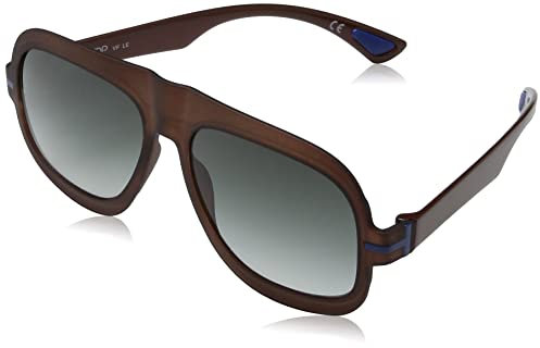 AirDP Style Men's Marcello Sunglasses, C701 Soft Touch Crystal Brown, 56