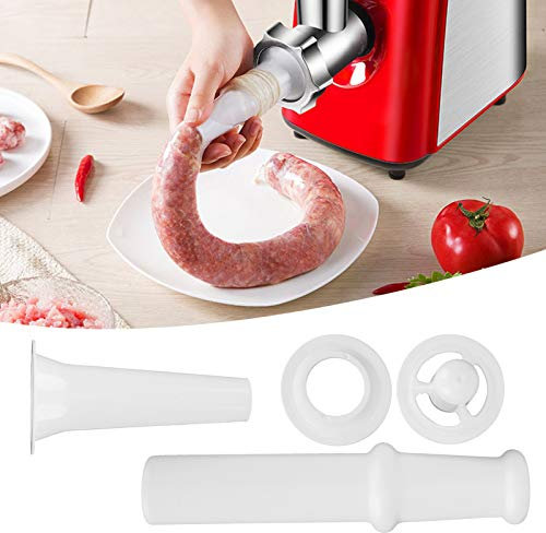 BORDSTRACT Accessorio Per Tritacarne, Spingitore Per Alimenti Universale Ugello Per Riempire Salsicce Set di Accessori Kubbe Per Tritacarne 5# Impastatrice Per Tritacarne