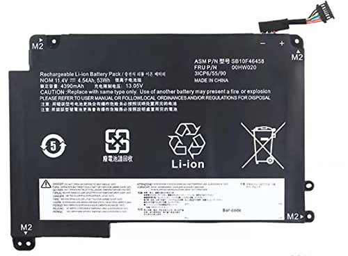 ASKC 00HW020 SB10F46458 Laptop Akku für Lenovo ThinkPad Yoga 460 20EL 20EM P40 Yoga 20GQ 20GR Yoga 14 20FY 20DM000VUS 20FY0002US S3 Yoga 14 Series 00HW021 SB10F46459 3ICP6/55/90 11.4V 53Wh