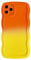 Caseative for iPhone 11 Pro Max Case,Solid Color Curly Wave Frame Soft Phone Case (Orange)