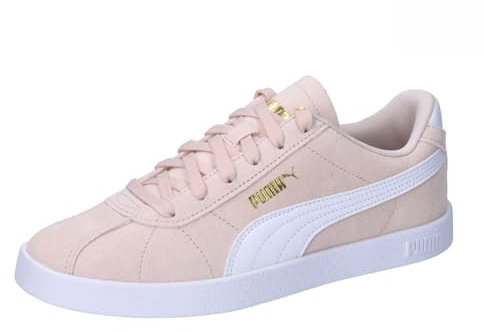 PUMA Club II Jr Sneaker, Island Pink White Gold, 35.5 EU