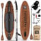 TIGERXBANG Tabla Paddle Surf Hinchable, Padel Surf Hinchable | 330 x 86 x 15 cm | con Accesorios de Paddle Board Premium, Tablas de Paddleboard Extra Anchas para Adultos y niños - Colección Pandora.