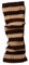 FANSU Soft Winter Long Leg Warmers, Knit Leg Warmers, Warm Long Boot Socks, Women's Gaiters for Dance or Ballet (4 pairs, striped brown)