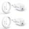 USB C Ladegerät 20W, Anker 511 Ladegerät (Nano), PIQ 3.0 kompaktes Schnellladegeräte + 2 180cm USB C Kabel, Für iPhone 16/15/iPad Pro (Doppelset, 2X Netzteil & 2 Kabel)
