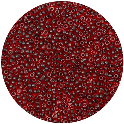 Cuentas de cristal de 4 mm para pulseras, 2000 unidades de cuentas de rocaille para la fabricación de joyas, color rojo vino, perlas pequeñas redondas para bricolaje, collar, pendientes, llavero