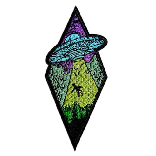 BPA Aufnäher, Bügel Patches zum Aufbügeln - UFO