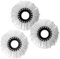 3 Pack Mop Heads Replacement, 360° Spin Mop Heads, Microfiber Mop Refills for Easy Cleaning, Compatible with Most Spin Mops