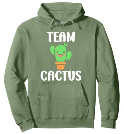 Humor Cactus lindo gracioso sencillo team Cactus Sudadera con Capucha