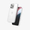FLOLAB Surtect Tri-Fusion Magnetische Schutzhülle für iPhone 16 Pro Max, schützend, schlankes Design, Magsafe-kompatibel, Militärqualität, Weiß, transparent, matt, durchscheinend