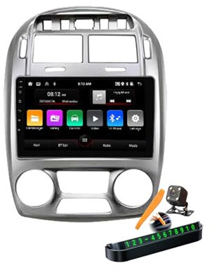 YLOXFW B,M6 Pro Plus3, Autoradio Android 14.0 Navi 2 DIN Stereo für Cerato 2005-2012 Sat GPS Navigation 9 Zoll Cartablet DVD Multimedia Player FM BT Receiver mit Carplay 4G 5G WiFi DSP SWC