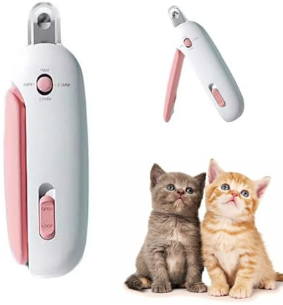 ZORTVUL Tondeuse À Ongles Pour Animaux Domestiques Avec, Professionnel Coupe Griffes Animaux De Compagnie Protection Contre Les Éclaboussures, Pour Les Animaux De Petite Et Moyenne