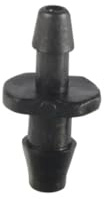 Casetlong 200 Stücke 4/7mm Auf 3/5mm Schlauch Widerhaken Gerade Reduzierung Stecker Garten Rasen Mikro-bewässerung Schwarz Joint 1/4 1/8 Rohr Armaturen