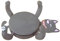 3D Print Cat Coasters, Funny Cats Cup Holder For Drinks, Creative Coasters Cat Mug Holder, Coffee Table Decor For Pet Lovers (Gray)