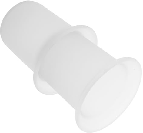Toilettenbürstenhalter 2 Stück Glas Weiß Modern 11,2x11,2x10,8cm | Wc Bürste 7cm Durchmesser, Rutsch, Platzsparend, Leicht zu Reinigen, für Bad und Gäste Wc