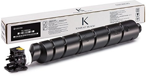Kyocera TK-8800K Toner Drucker Schwarz. Original Tonerkartusche 1T02RR0NL0. Drucker Toner kompatibel für ECOSYS P8060cdn. Druckertoner für bis zu 30000 Seiten