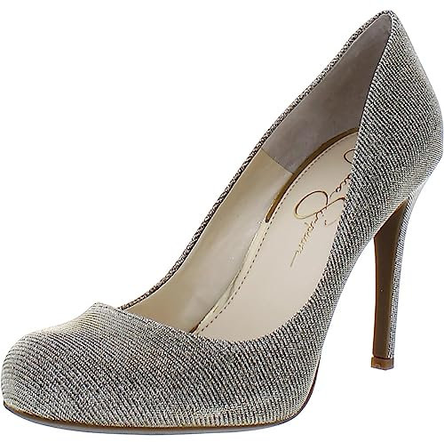 Jessica Simpson Damen Calie Pumps, Gold Multi-Glitter Gabor, 39 EU