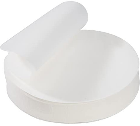 Carta per Hamburger Carta da Forno Rotonda Fogli di Carta Antiaderente per Polpette Cake Forno Bambù Steamer 500 Pezzi