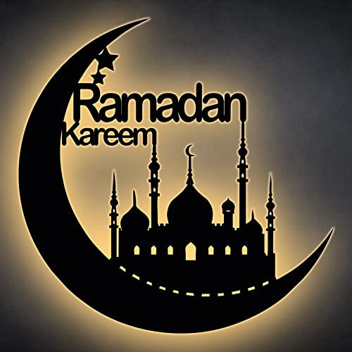 Ramadan Kareem Schlummerlicht Nachtlicht deko LED Islamischen Mond Wohnzimmer Schlafzimmer رمضان كريم