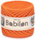 T-Shirt-Garn, Fettuccine-Spaghetti-Knäuel, Bio-Baumwolle, zum Häkeln, Stricken, für Makramee, 3–5 mm, orange