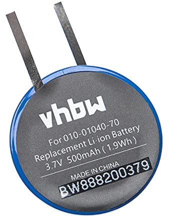 vhbw Akku Ersatz für Garmin RJD990101 | 010-01040-70, PD3555 für Smartwatch Uhr Fitnessarmband (500 mAh, 3,7 V, Li-Ion)