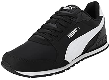 PUMA Unisex ST Runner v3 NL Sneaker, Puma Black-Puma White, 37.5 EU