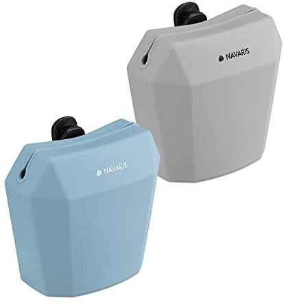 Navaris 2X Hunde Futterbeutel aus Silikon - Snackbeutel mit Clip - Leckerlibeutel Futtertasche Tasche für Leckerlis Hundekotbeutel - 2er Set Beutel