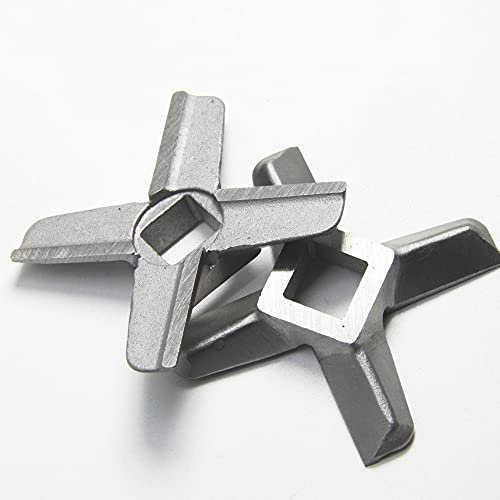2 piezas de cuchillo para picar carne 8# piezas de repuesto de cuchilla para picadora de repuesto para Bosch MFW66020 Zelmer 886.8 986.8 Moulinex HV8 HV9 HV10