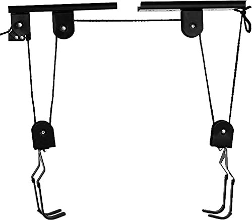 Fahrrad-Deckenlift, Garagenaufbewahrung, Fahrradlift-Flaschenzugsystem, Flaschenzug, Kajak, Fahrradlift, Einheitsgröße
