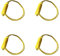 ZOREI Lampada LED Luce Spia 230V 0.5W, Compatibile con Bticino Axolute, Compatibile con Bticino Living Now (4 Pezzi, Giallo)