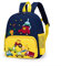 willikiva Netter Zoo Little 3d Rucksack Kinder Rucksack für Jungen und Mädchen Kleinkind Rucksack Wasserdichte Vorschule(Gelb Auto)