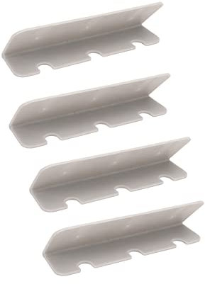 SPYMINNPOO Boot Sitz Haken Clip, 4-teilige PVC Bootssitz Hakenclip Halterung für Schlauchboot Raft Yacht Kajak Ruderboot Zubehör (Grau)