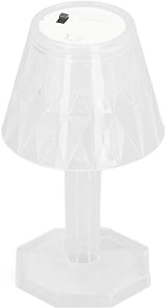 HERCHR Kristall-Diamant-Tischlampe, Kabelloses Nachtlicht, Acryl-Nachttischlampe Im Modernen Stil, Kleine Lampen, Dekorative Kabellose Lampe Für Wohnzimmer, Party-Dinner, Batteriebetrieben(#2)