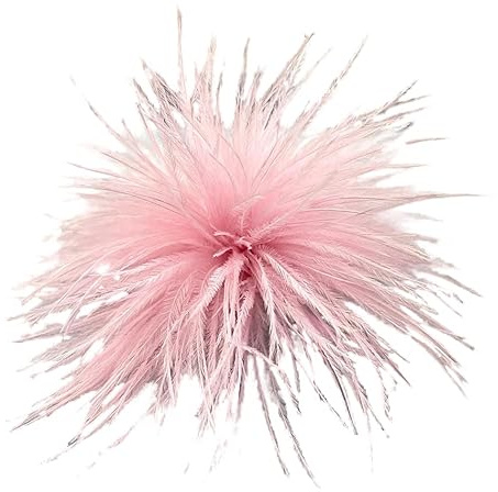 Damen Federbrosche,Flauschige Feder Brosche Straußenfeder Brosche Braut Hochzeit Kopfschmuck Kostüm Deko Federn Haarschmuck Feder Haarspange für Frauen Mädchen Halloween Tanzshow Tea Party Dekoration
