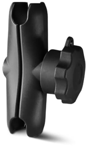 Strg Double Socket Arm for 1.5 Inches/C Size/ 38mm Ball Mounts Accessories, 5.7'' Length Aluminum Alloy Medium Arm Powerful Clamp Compatible with RAM Mount, iBolt and More