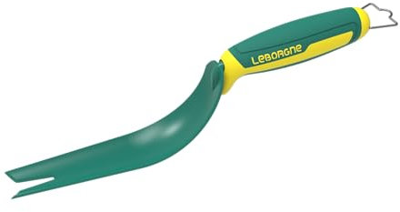 Leborgne, Couteau Désherbeur Bi-Matière 30 cm Duopro, Outil de Jardinage Ergonomique pour Élimination des Mauvaises Herbes, Manche Antidérapant, Idéal pour Jardiniers Amateurs et Professionnels