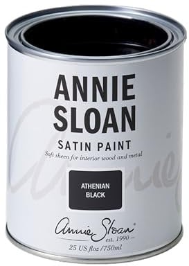 Annie Sloan Satin Paint 750ml (Athenian Black)