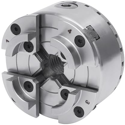 4 Backenfutter Selbstzentrierendes Drechselfutter für M33 Backenfutter Drehmaschinenfutter Zentral Einstellbares Präzisionsfutter Drehfutter