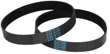 2 Stück S3M-540(180 Zähne) Zahnriemen aus Gummi, Breite 20mm, geeignet für Industriemaschinen, Drucker, Automobile