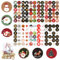 240 Adventskalender Zahlen Aufkleber, Adventskalender Sticker 1-24 Zahlenaufkleber Weihnachten, Selbstklebend Zahlen Adventskalender Nummern Aufkleber Set für Weihnachten Kalender Befüllen Basteln