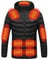 Vestes Chauffantes Homme Femme Manteau Chauffant à Capuche Manches Longues Hiver Chaud à Capuche Chargement USB Chauffe-Body éLectrique Veste Chauffante Avec 4 Niveaux de Chauffage et 21 Zones 2024