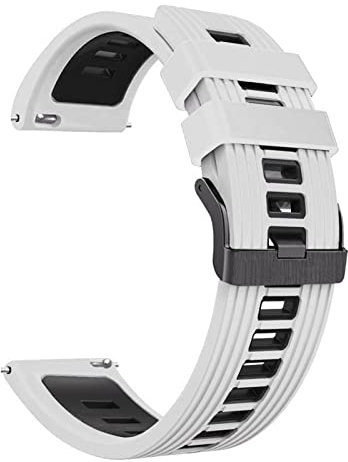 QTYQWC Silikonbänder für Suunto 9 Peak Sport Smart Watch, atmungsaktiv, für YAMAY SW022 Smartwatch, Ersatzband, 22 mm Armband