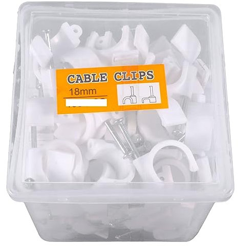 DOITOOL Geräuschreduzierung Wandhalterung Pvc-klemme Stahlnägel Elektrikerrohr-stützhaken Kabelclip Für Kabel