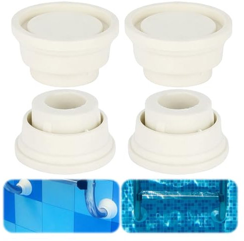 Lot de 4 tampons en caoutchouc pour échelle de piscine, protection contre les chocs, pour échelle de piscine, protection contre les chocs, échelle de piscine, protection contre les chocs