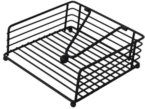 Cabilock Praktischer Serviettenhalter Serviettenaufbewahrungsbox Seidenpapierständer Aus Eisen Multifunktionale Schreibtischdekoration Für Zuhause