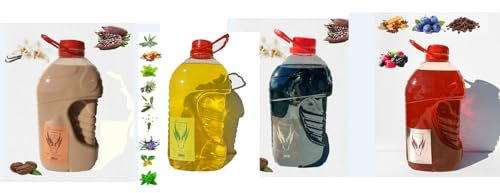 PACK AHORRO 4 UNIDADES 3LITROS ORUJOS HIERBAS, CREMA, CAFE, PATXARAN