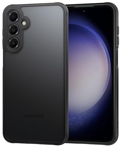 Cover per Samsung Galaxy S24 FE, Custodia Traslucida Opaco Retro, Compatibile con la Ricarica Wireless,Anti-Impronte, Protezione Anticaduta Antiurto di Grado Militare
