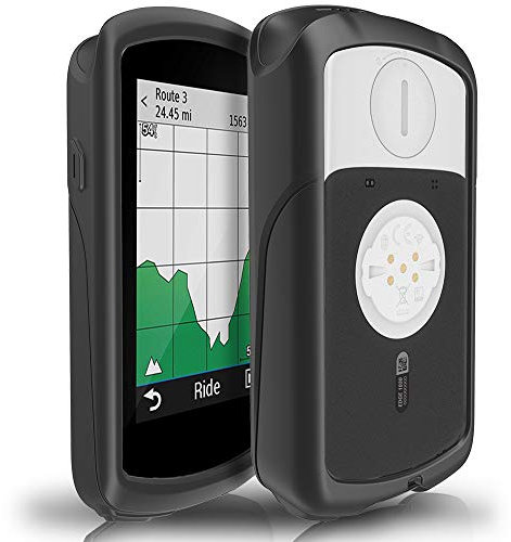 TUSITA Custodia per Garmin Edge 1030 Plus - Cover protettiva in silicone per pelle - Accessori per GPS Bike Computer