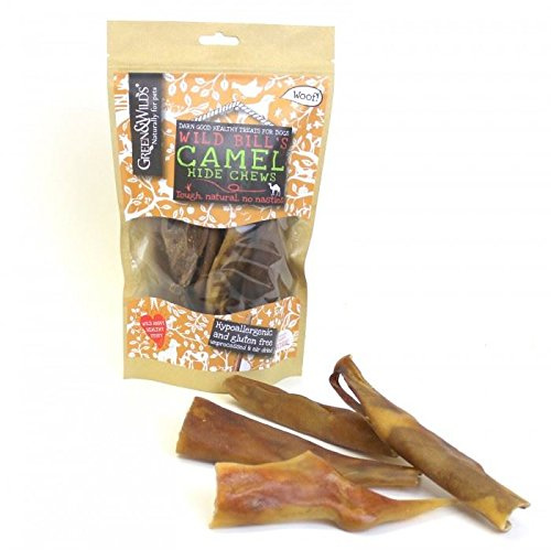 Green & Wilds Camel Hide Dog Chews 100g